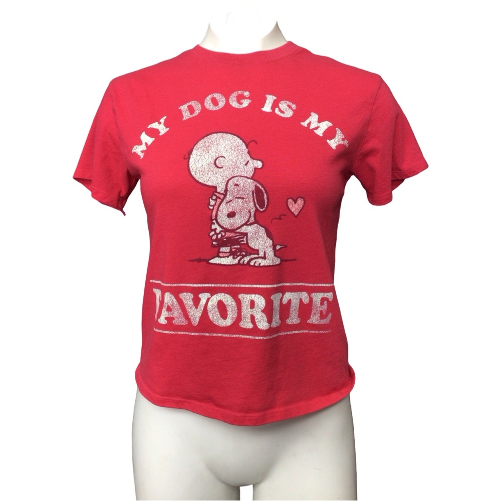 Peanuts Red 'My Dog is My Favorite' T-Shirt